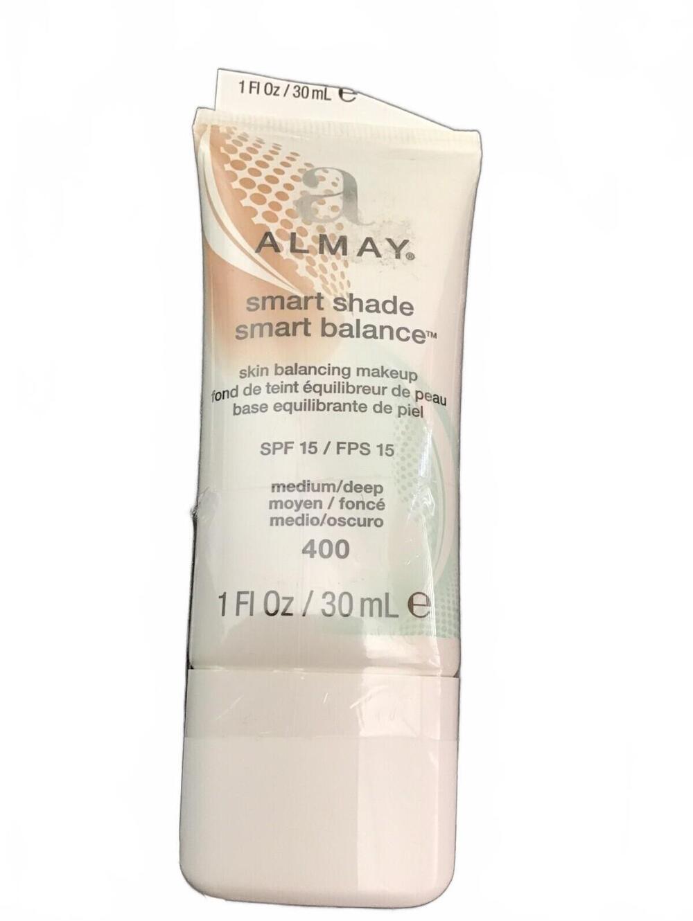 Rare New Almay Smart Shade Smart Balance Skin Balancing Makeup 400 Medium Deep